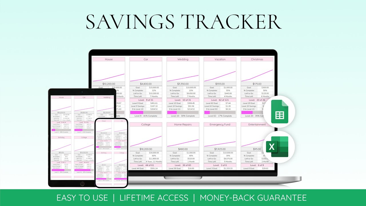 Savings Tracker Tutorial - YouTube