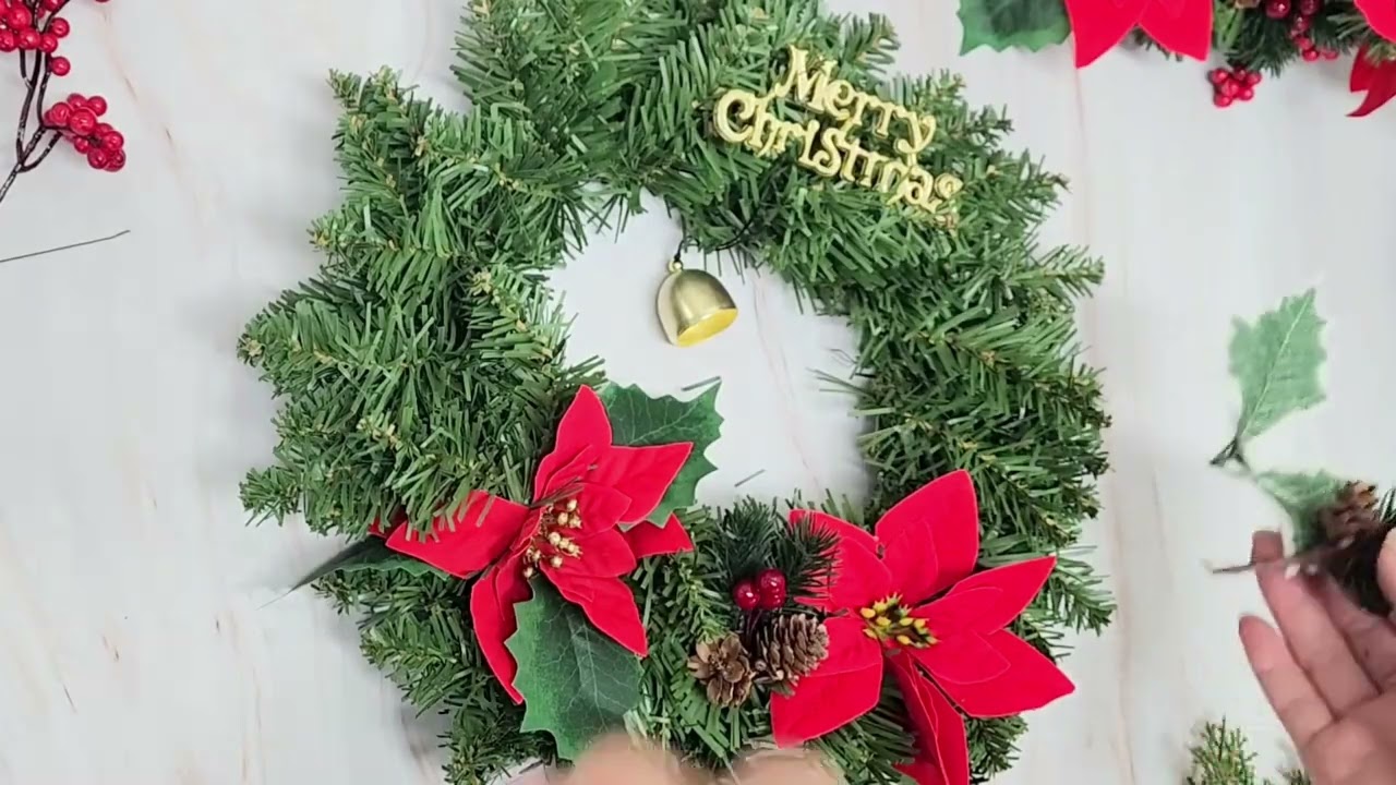 🎄크리스마스 빈티지 리스🎄 이렇게 만들어요