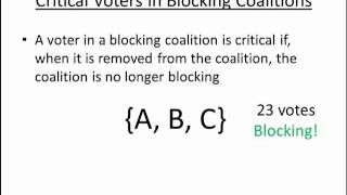 Math for Liberal Studies: Banzhaf Power Index