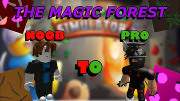 ROBLOX Mining Simulator NOOB TO PRO (PART 13) THE MAGIC FOREST