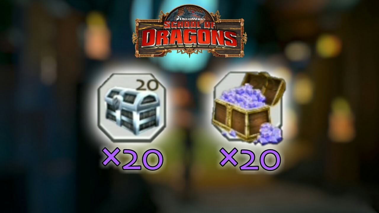 Opening 20 Hoard Of Gems And 20 Mystery Dragon Egg Chest School