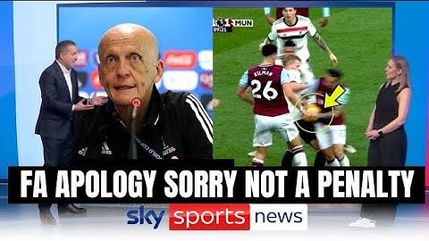 💯💯 PREMIER LEAGUE APOLOGIZES AFTER SHOCKING VAR ERROR IN WEST HAM'S 2-1 WIN OVER MANCHESTER UNITED💯💯