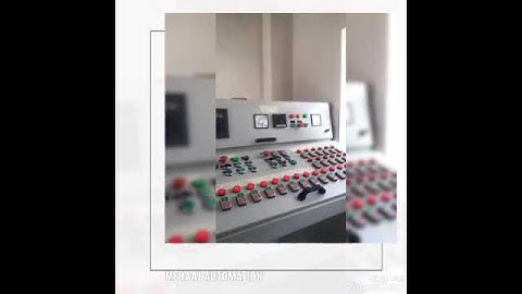 control panal in Delta make plc and HMI #meraajautomation