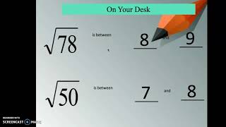 Distance learning lesson 1 Roots