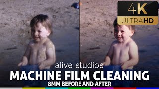 8mm Cine Film cleaning before and after (remastered in 2022) by Alive Studios 921 views 1 year ago 1 minute, 16 seconds
