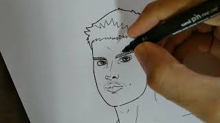 Desenhando Malik Delgaty