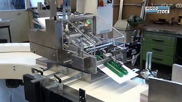 Hugo Beck - shrink wrapping of stationery stacks with cover sheet