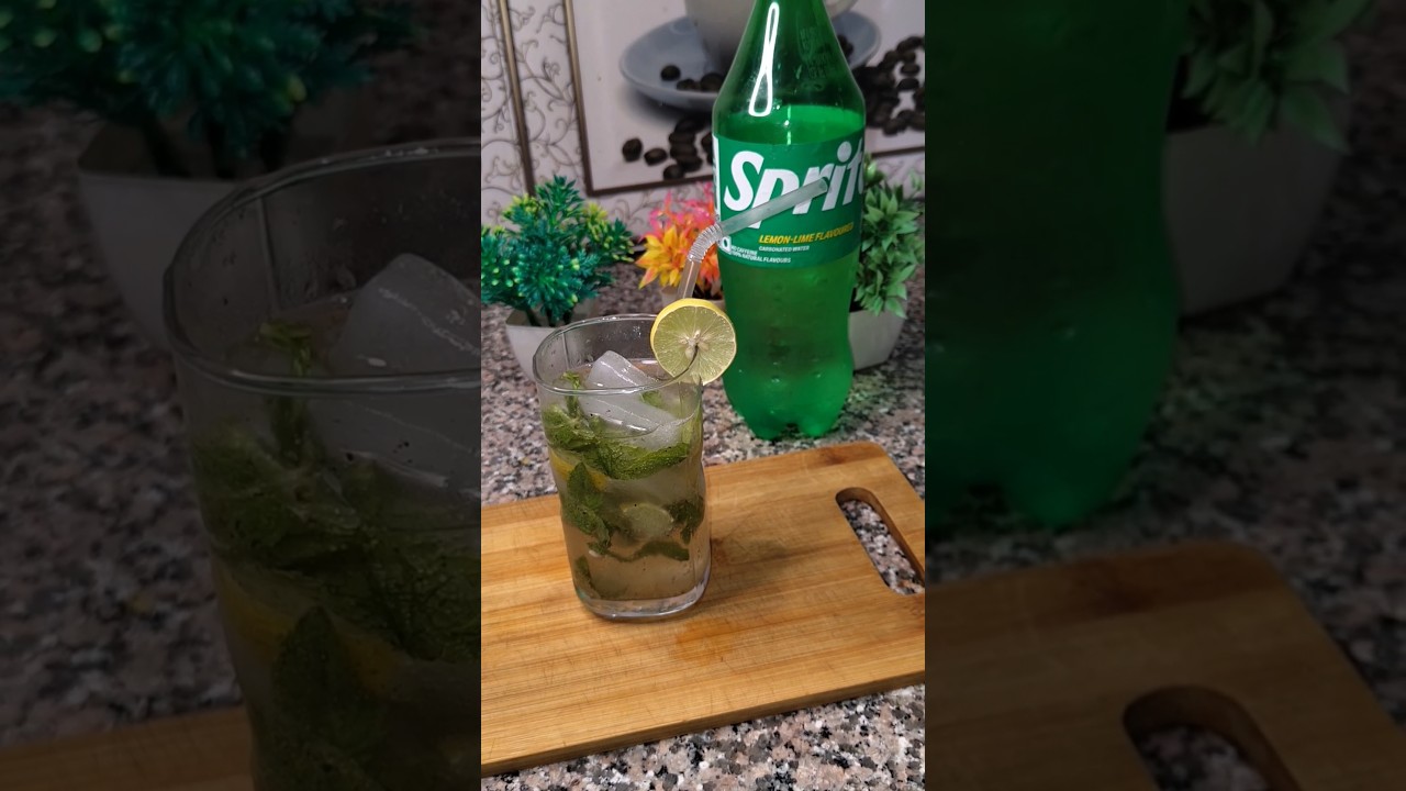 Sprite Virgin Mojito |  Day 3 of 7 days Healthy Summer Drink Challenge🍹 