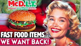 20 Famous Fast Food Items That Have FADED Into History! by Vintage Lifestyle USA 54,608 views 2 weeks ago 16 minutes