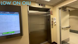 Full LOW ON OIL! Modded 1994 Dover Hydraulic Elevator At ABMC Wimmer Building In Elk Grove Village, IL Update