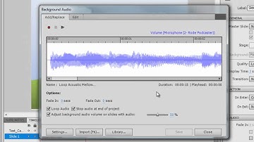 Background Audio in Captivate