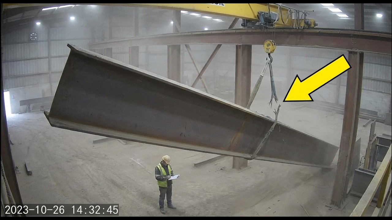 He Was Standing in the Wrong Place… And a Beam Came Crashing Down ...