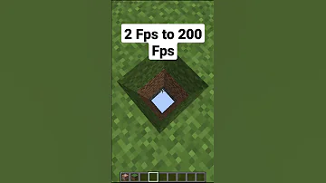 2 Fps To 200 Fps Minecraft Shorts 