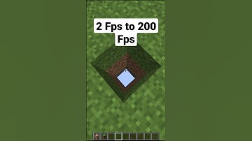 2 Fps to 200 Fps | Minecraft | #shorts