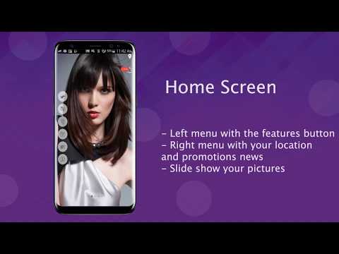 Hair salon app template