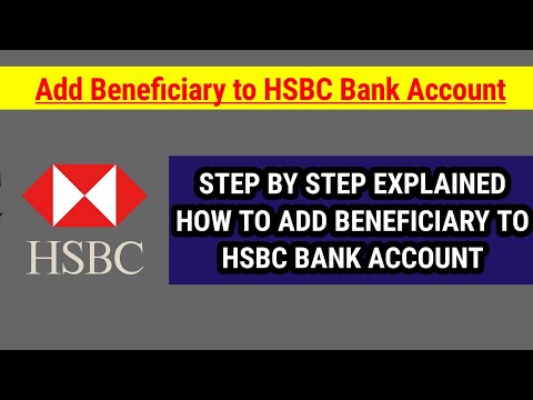 How To Add A Beneficiary To HSBC Bank Account | Step By Step Process 2022 | English Version