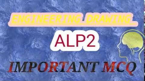 Engineering drawing mcq