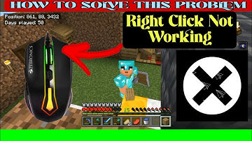 Mcpe Mouse Right Click Not ❌ Working . Minecraft Mobile Mouse Not Working . #minecraft #mcpehindi 