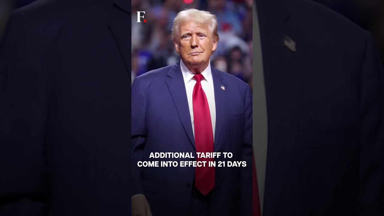 India Slams Trump S Unfair Unjustified 25 Tariff Hike Subscribe To Firstpost N18G