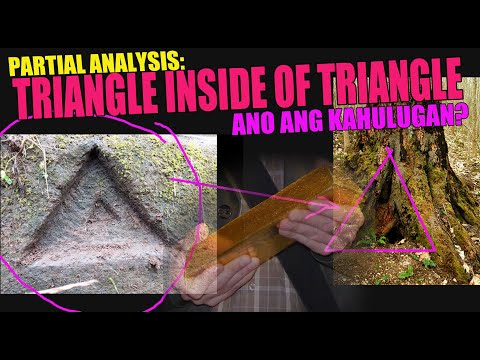 TRIANGLE WITHIN A TRIANGLE MARKER ANO ANG KAHULUGAN NITO?