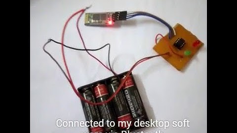 Attiny85 & hc-06 Bluetooth module