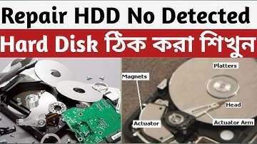 repair hard disk no detected | HDD no power |  HDD not support | Bangla Tutorial