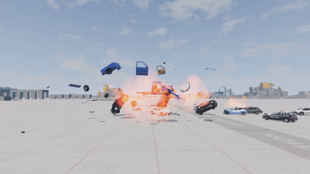 Car Crashes Cliff Drops 