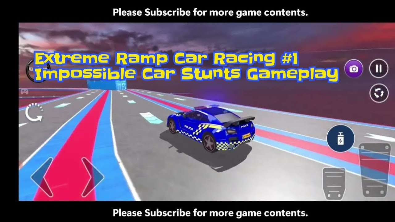 Extreme Mega Ramp Car Racing 3D | Impossible Car Stunts Gameplay | #1