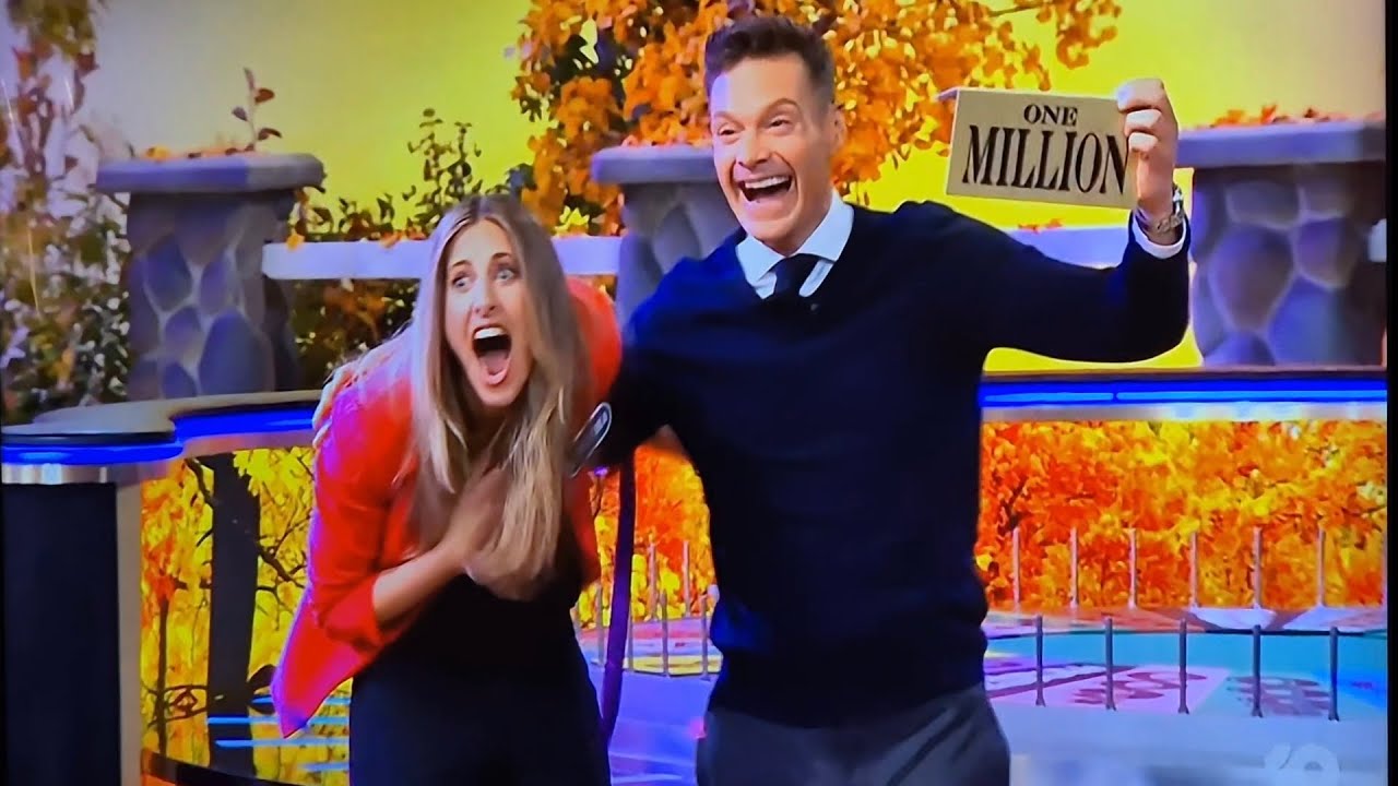 MILLION DOLLAR WINNER The biggest in "Wheel of Fortune" history Christina of Stamford, Connecticut
