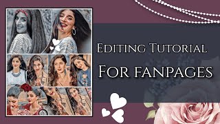 Editing Tutorial For Fanpages 🍃 | Picsart editing tutorial 🍂 | Afrin's creation