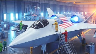Inside US Top Secret Jet Factory - How F‑47 6th‑Gen Stealth Fighters Are Made (Full Process)