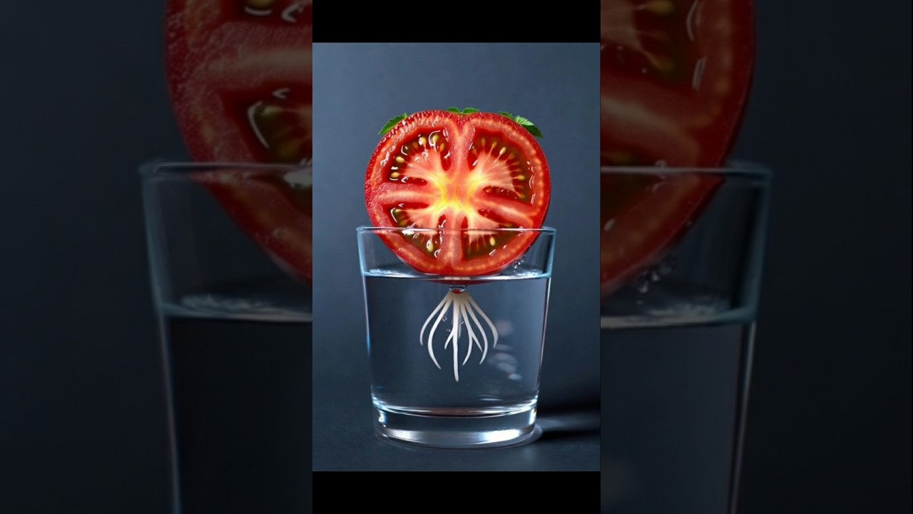 Glass Mein Tomato Uga Diya | Nature Never Fails 