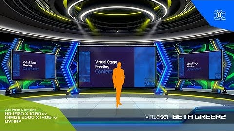#vMix Virtual Set 13 Beta Green 2