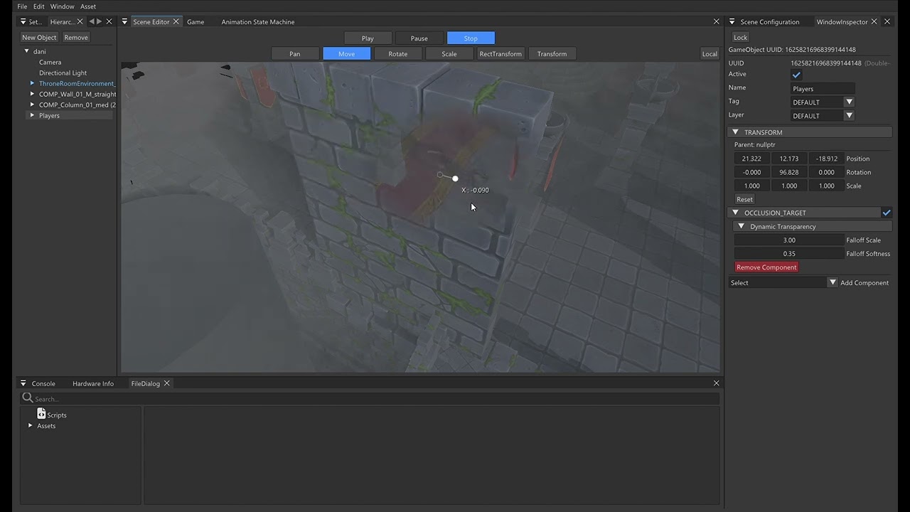 Dynamic Transparency: Target-Driven Occluder Transparency