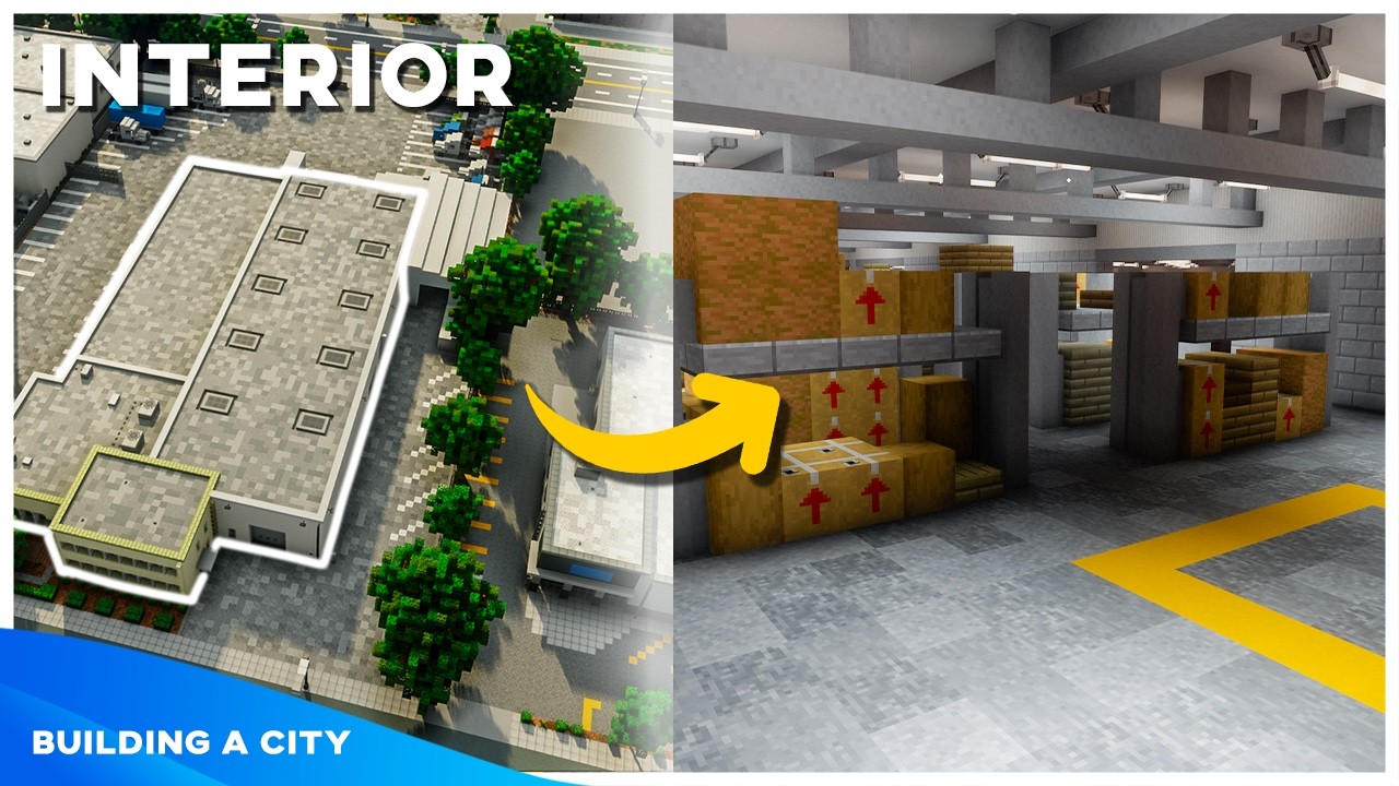 Interior - Building A City #128 [Minecraft Timelapse] - YouTube