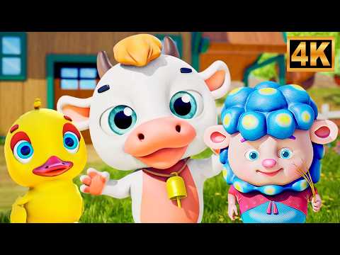 Old MacDonald Had a Farm | Fun Animal Sounds Song for Kids