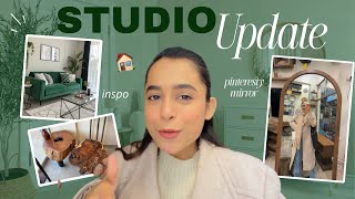 Getting my DREAM STUDIO ready 🏠🥹 // furniture shopping, decor \u0026 more!! “Ep 1”