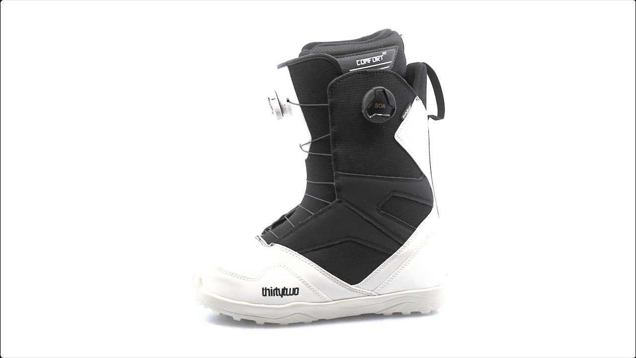 Botas Snowboard Hombre ThirtyTwo Stw Doble Boa '21 White