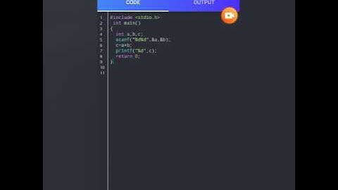 Addition of two numbers in c program(Tamil)