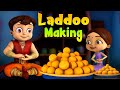Super Bheem - Laddoo Making | Animated cartoons for kids | Stories for Kids