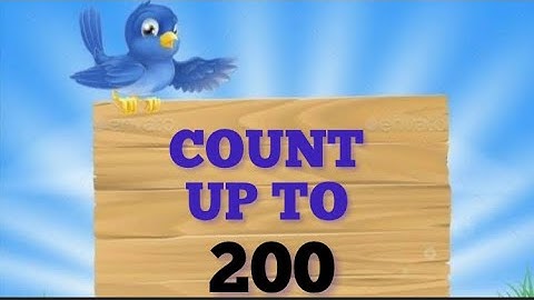 Count up to 200/ Count to200 / Count Numbers from1-200
