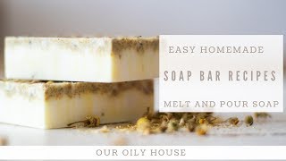 Easiest Homemade Soap Bar Recipe | Melt and Pour Soap Bar | NO SPECIAL EQUIPMENT NEEDED