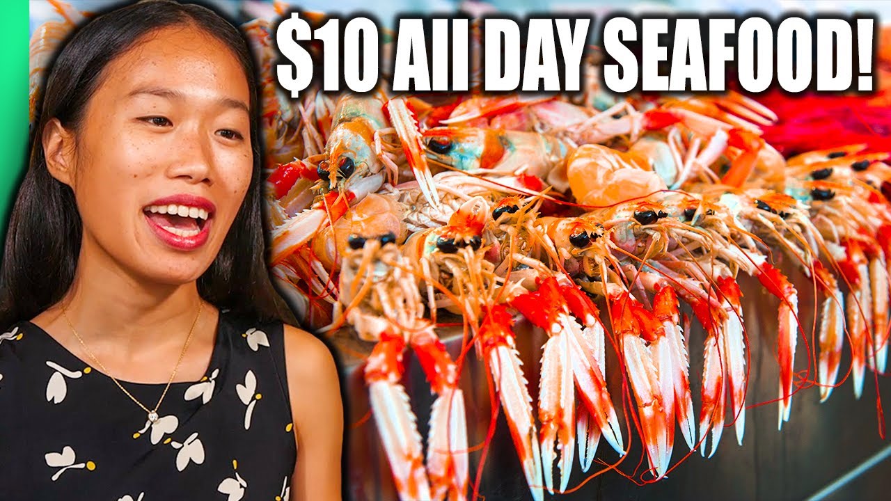 10 SEAFOOD Challenge!! World's CHEAPEST Seafood in Phu Quoc, Vietnam