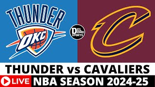 Oklahoma Thunder vs Cleveland Cavaliers Live Scoreboard | NBA Play-by-Play Game Score 🏀| Jan 8, 2025