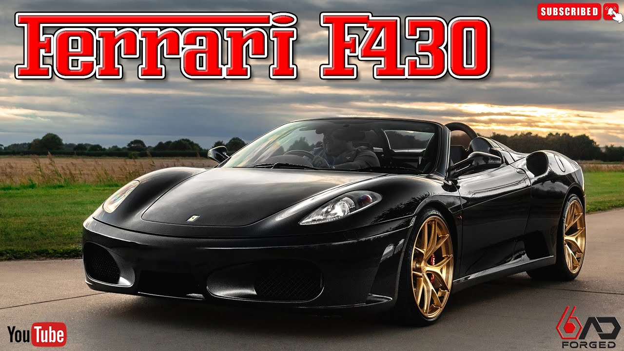 Ferrari F430 Symphony || 6AD Forged 1.15 Wheels || Brushed Gold