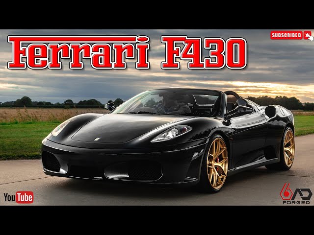 Ferrari F430 Symphony || 6AD Forged 1.15 Wheels || Brushed Gold