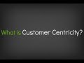 What is customer centricity