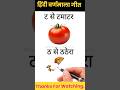 ट से टमाटर ठ से ठठेरा | हिन्दी वर्णमाला गीत | #kasekabutar #shorts