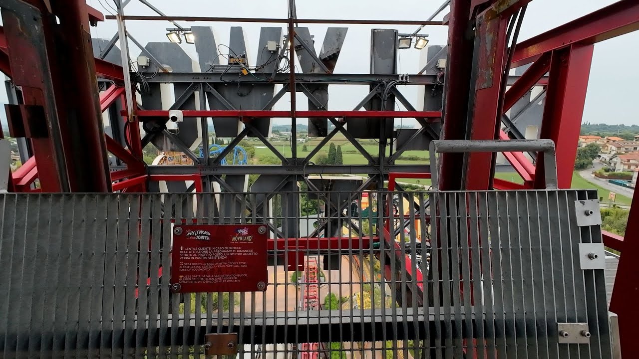 Tower Of Terror Onride POV - Movieland Park