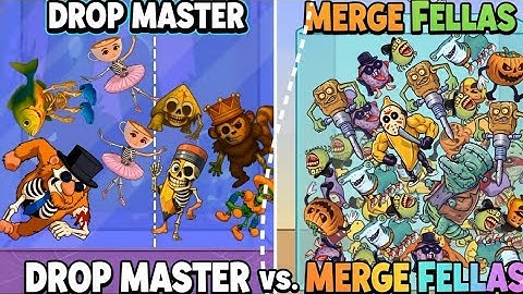 🎮 Merge Drop Master Vs Merge Fellas Gameplay | Best Game Challenges